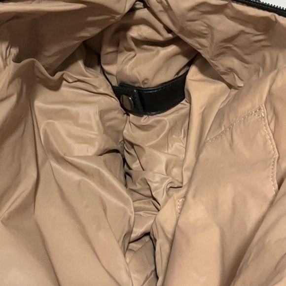 New MARLA WYNNE HSN Black Mesh Tote Shoulder Bag Leather Trim and Hidden Pockets - Picture 13 of 15